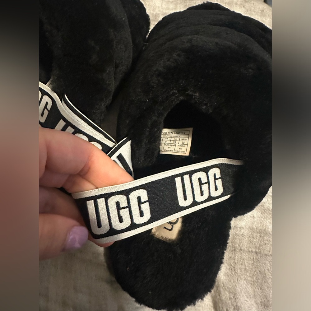 Ugg Fluff Yeah Black Slides - image 5